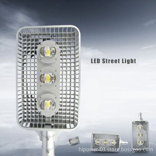 5years` warranty 3x50W Bridgelux COB Street Lamps ,CE,Rohs,SAA